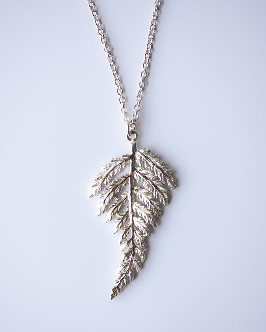 Fern Pendant in Sterling Silver