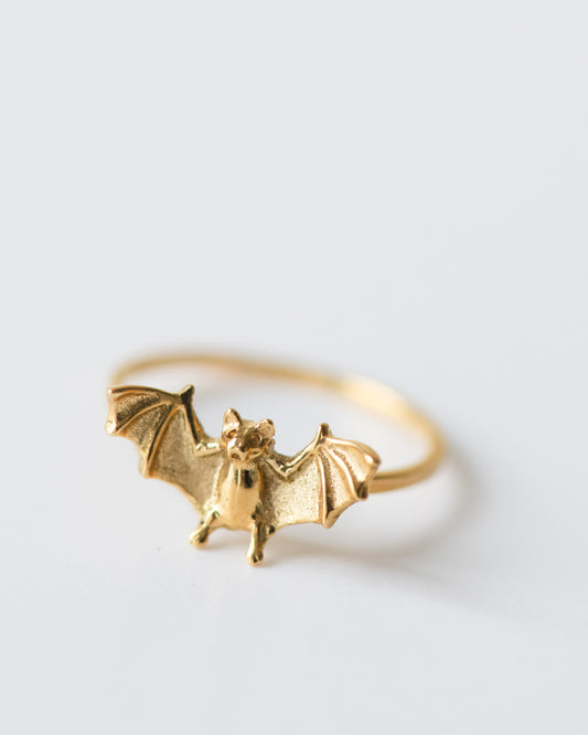 Bat Ring in 18K Gold