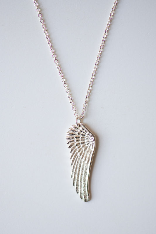 Wing Necklace in Sterling Silver