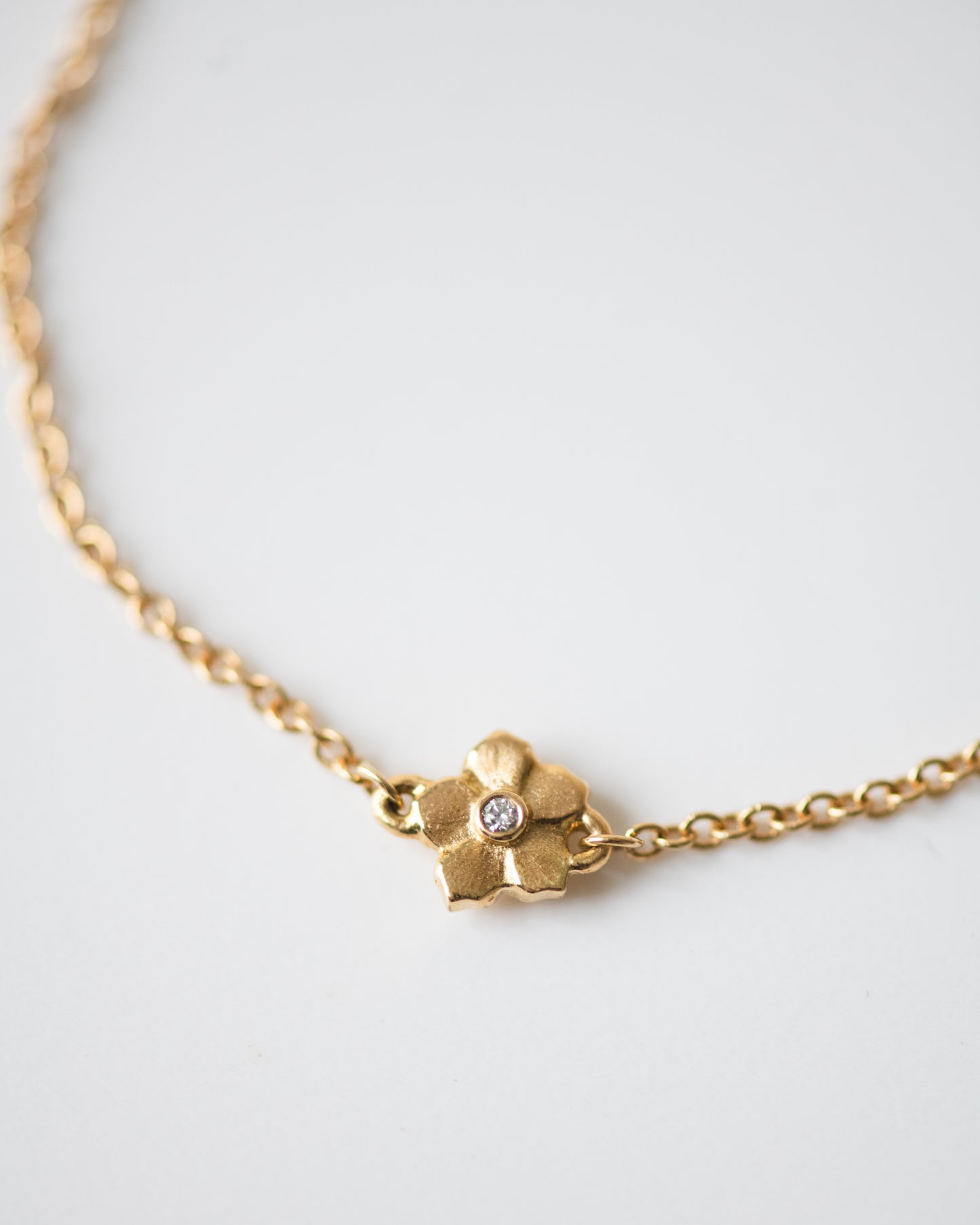 Forget-Me-Not Bracelet in 18K Gold