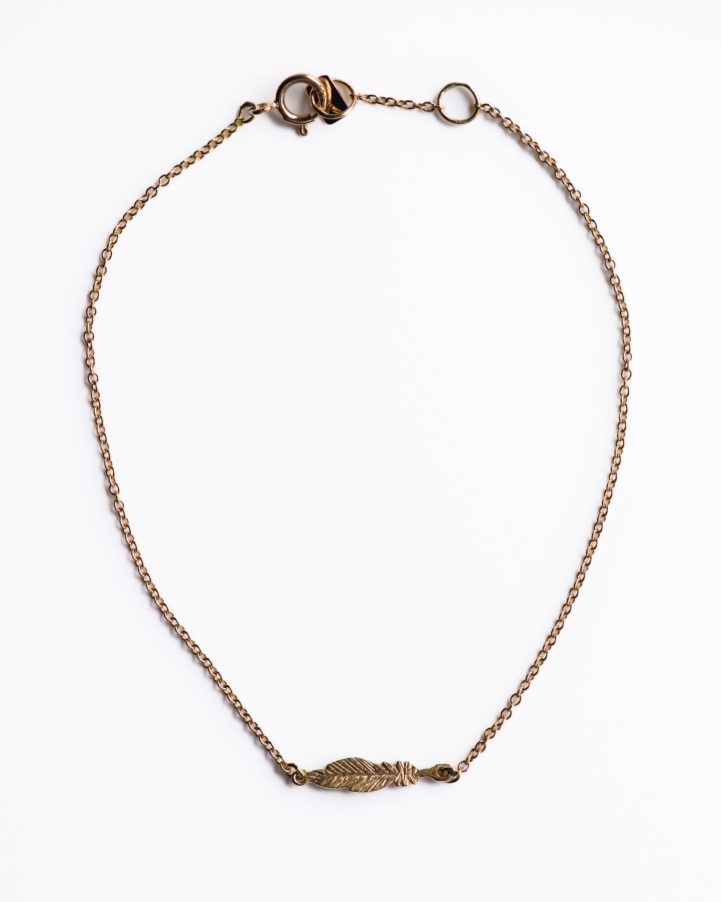Feather Bracelet | 18K Gold