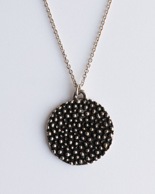 Skate Texture Circle Pendant