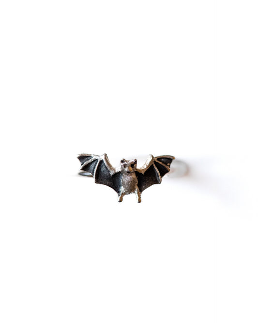 Bat ring on a white background