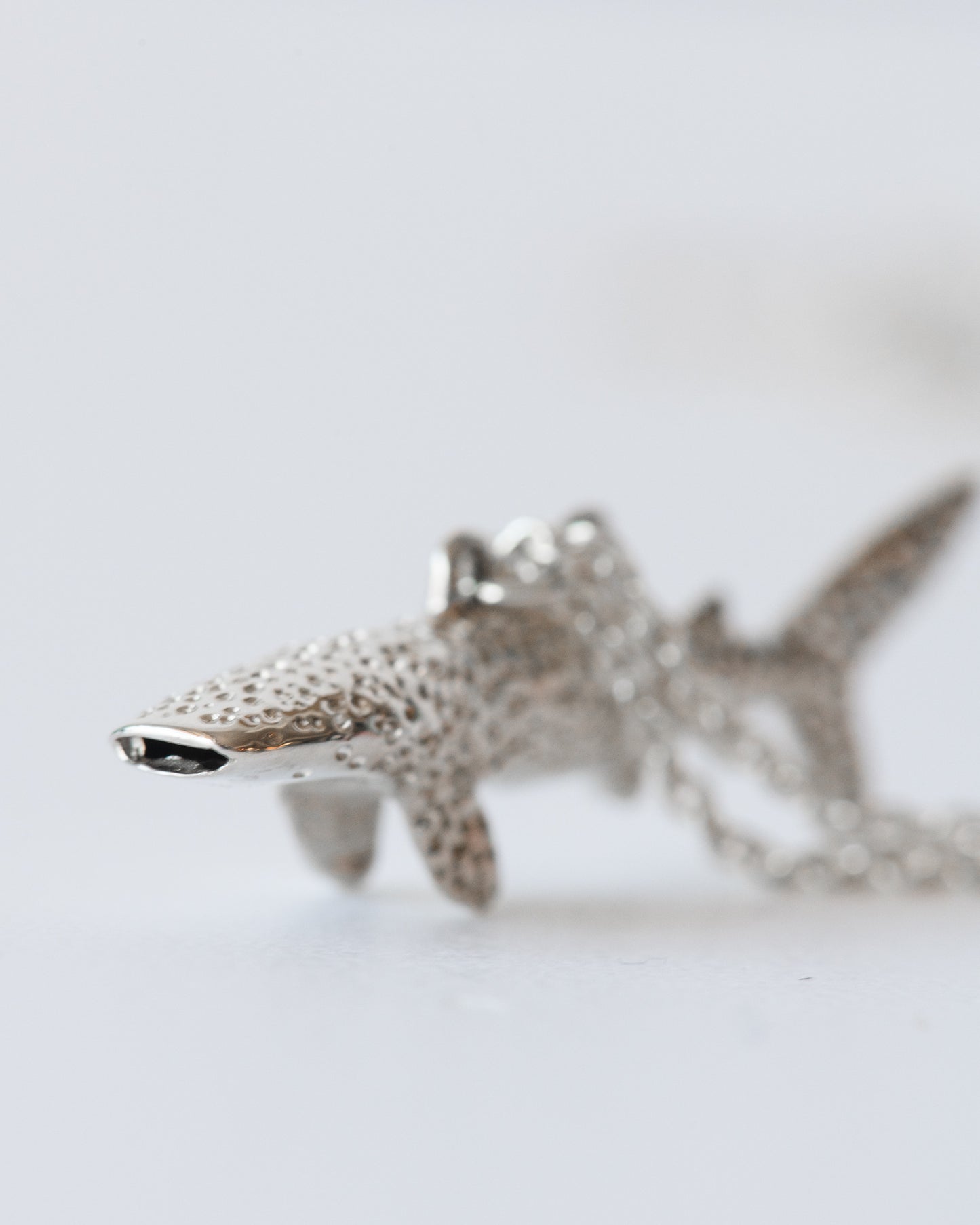 Whale Shark Pendant in Sterling Silver