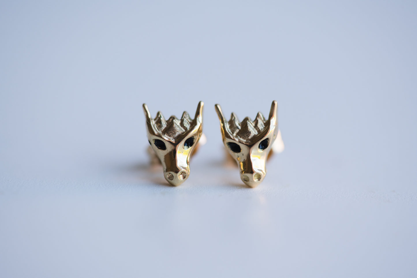 Dragon Stud Earrings | 18K Gold