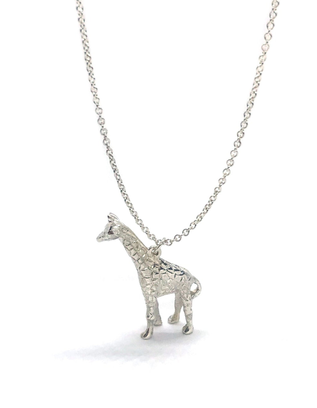 Giraffe Pendant in Sterling Silver
