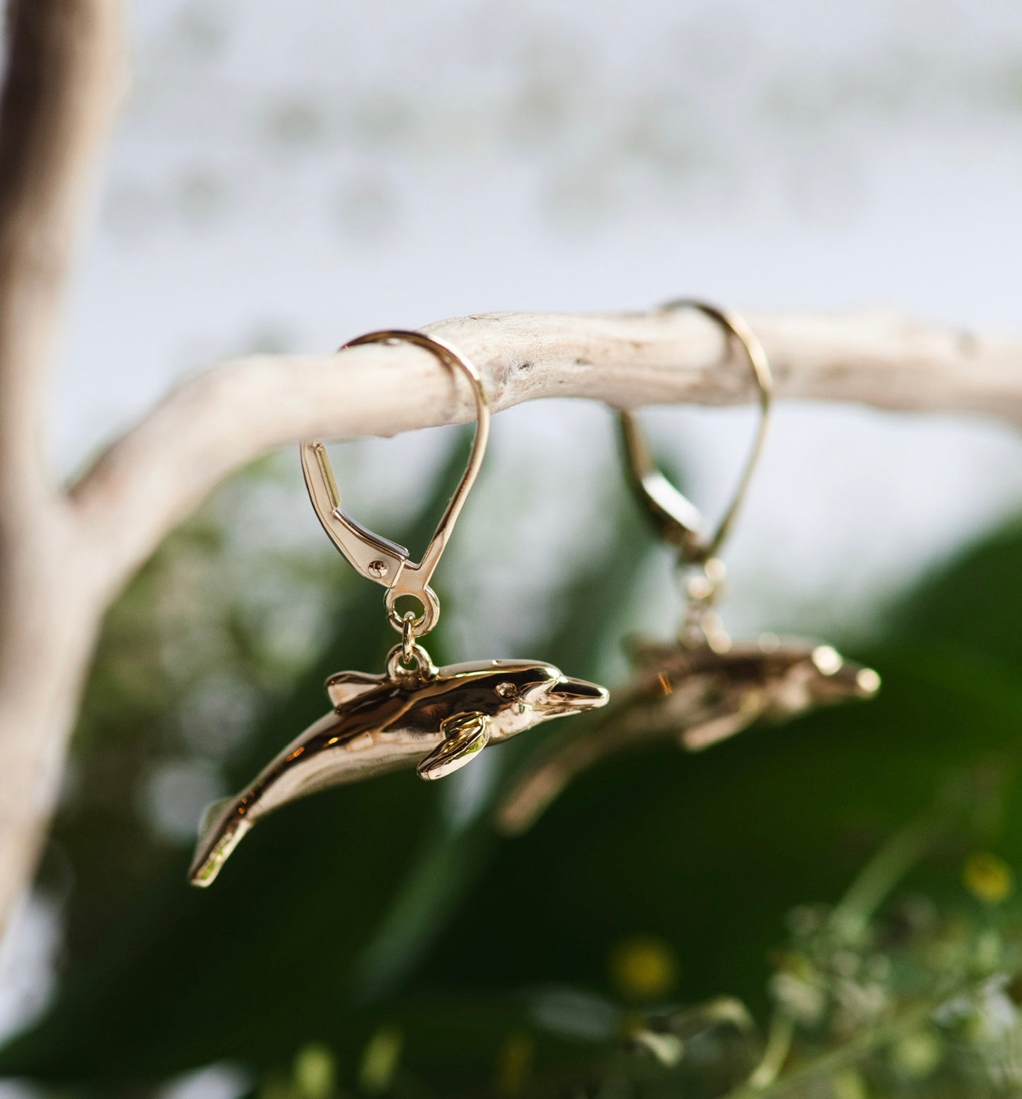 Dolphin Earrings | 18K Gold