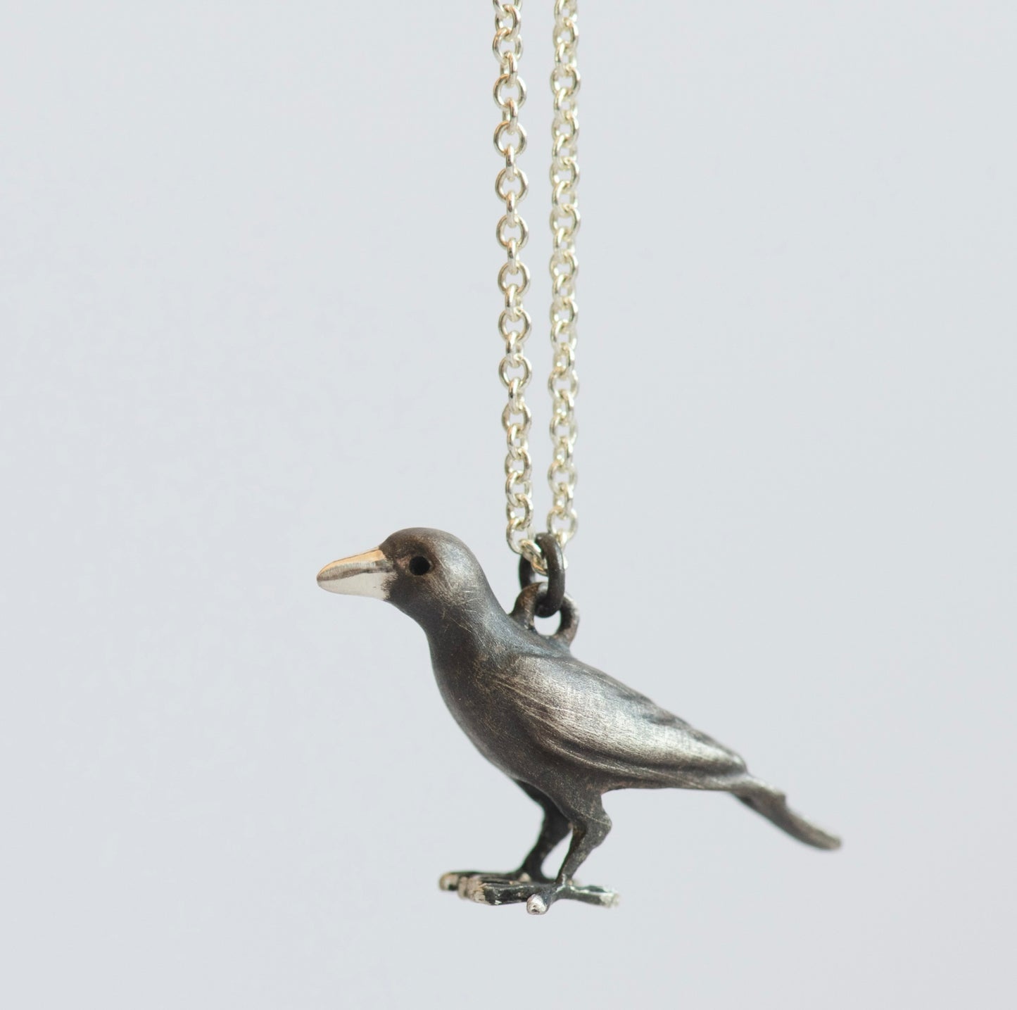 Raven Pendant | Sterling Silver