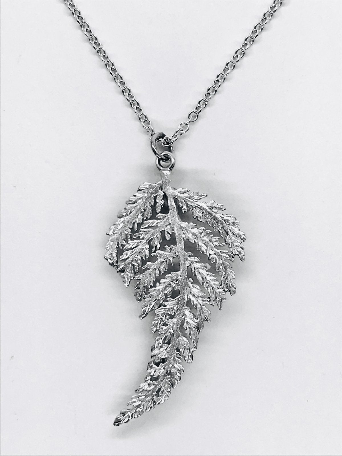 Fern Necklace in Sterling Silver