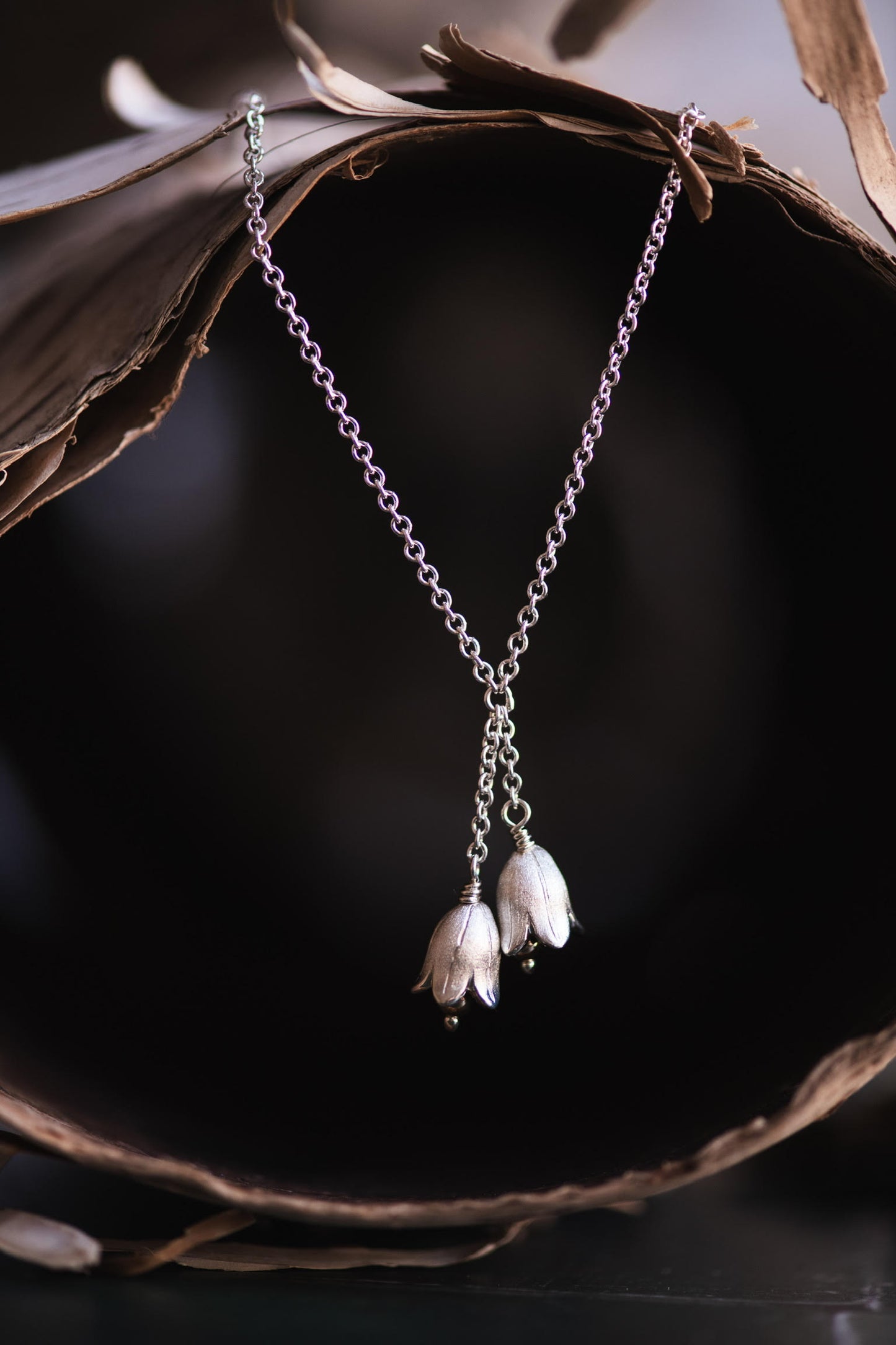 Lily of the Valley Necklace in Sterling Silver