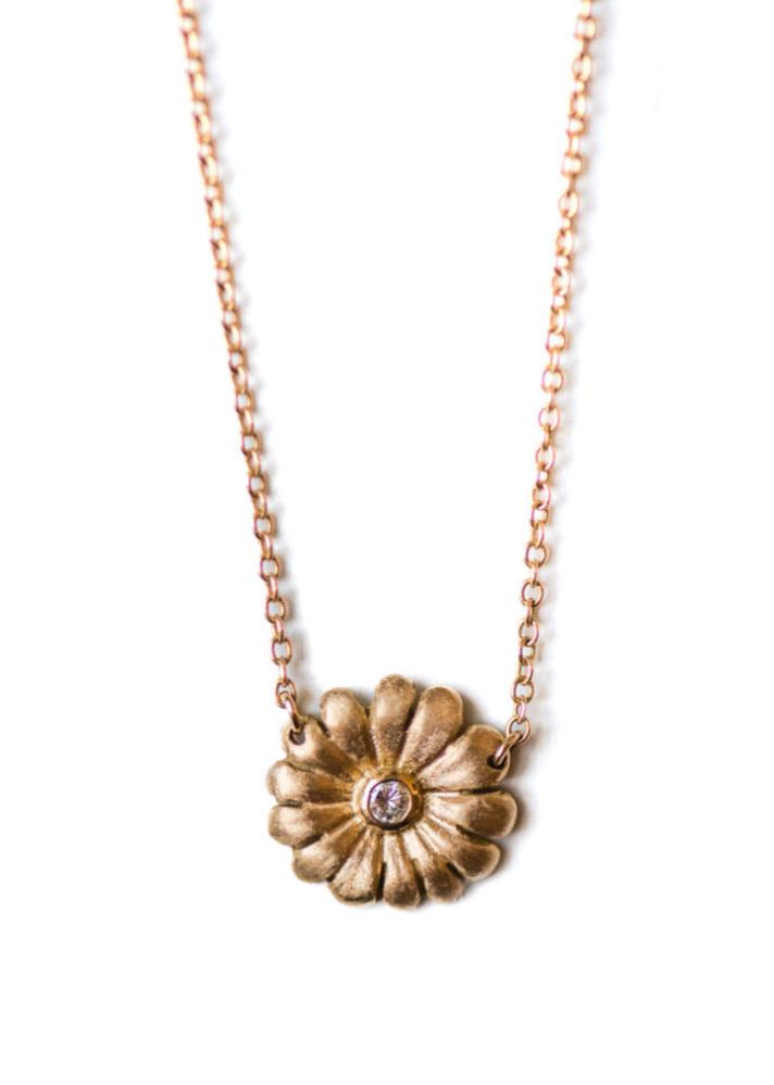 Daisy Necklace in 18K