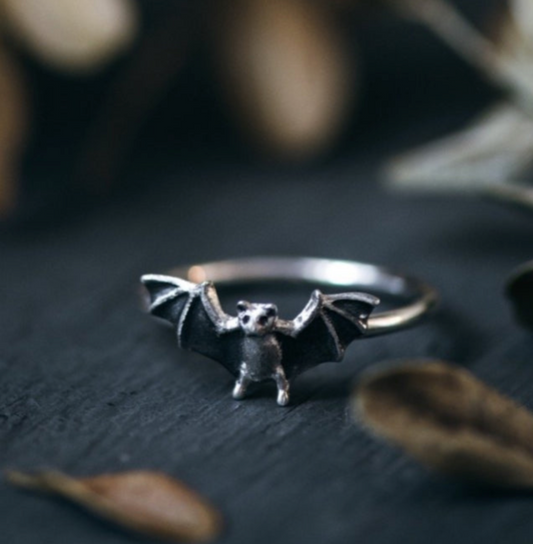 Bat Ring in Sterling Silver