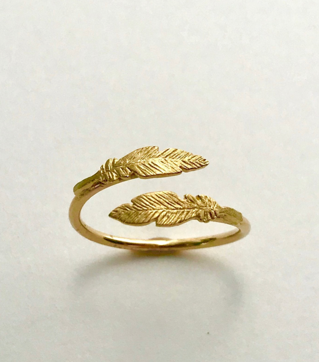 Double Feather Ring
