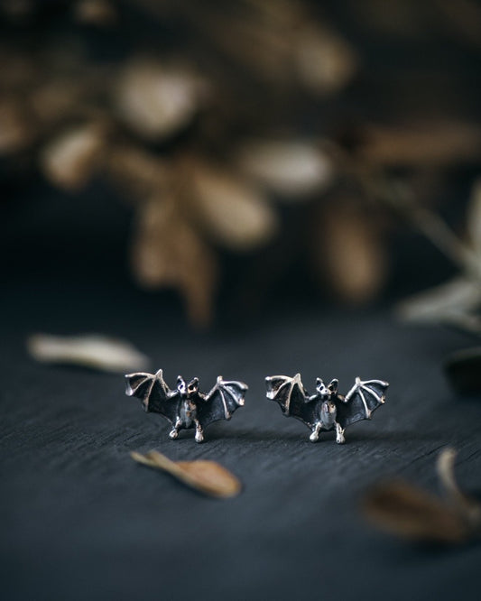 Bat Stud Earrings