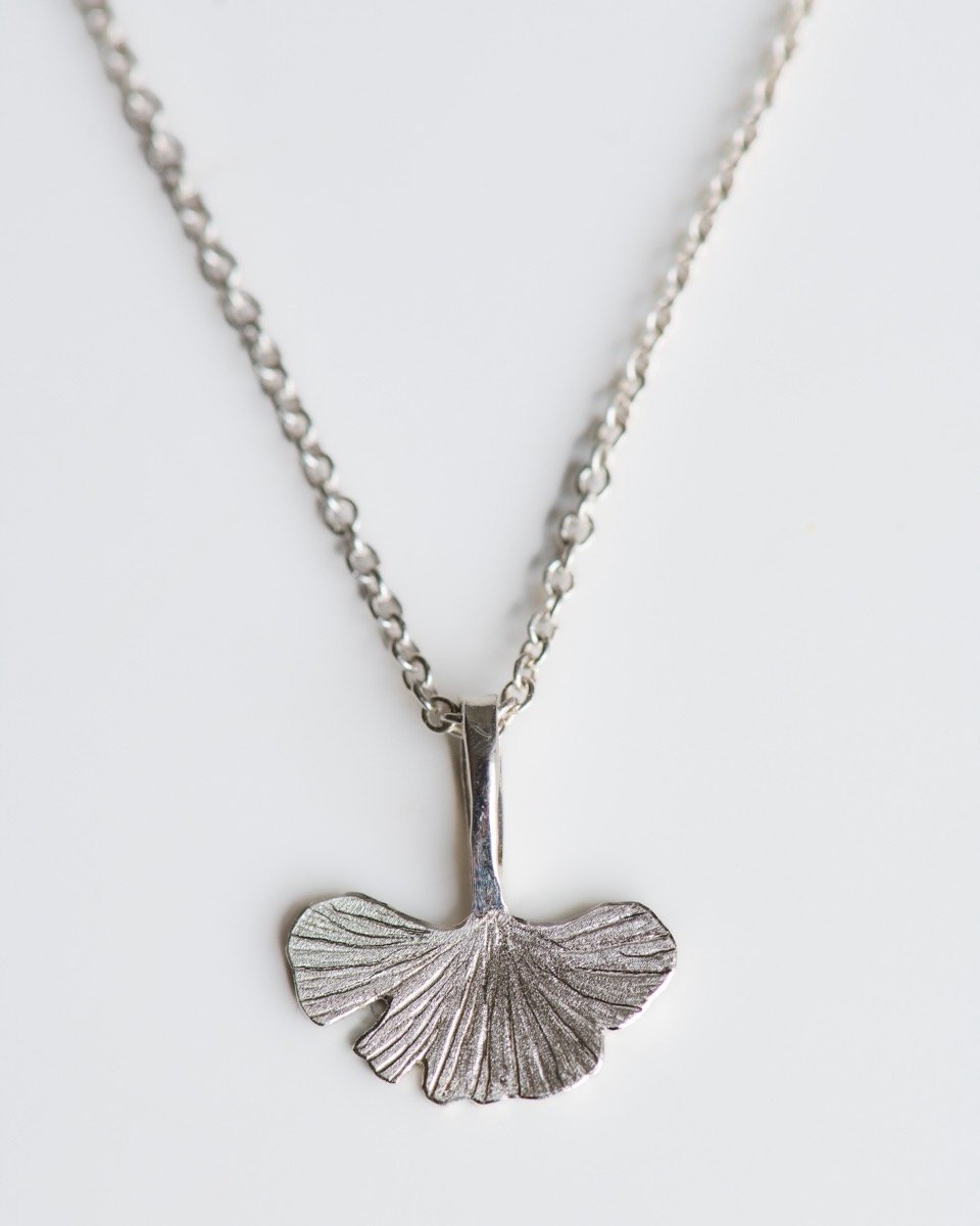 Ginkgo Leaf Necklace
