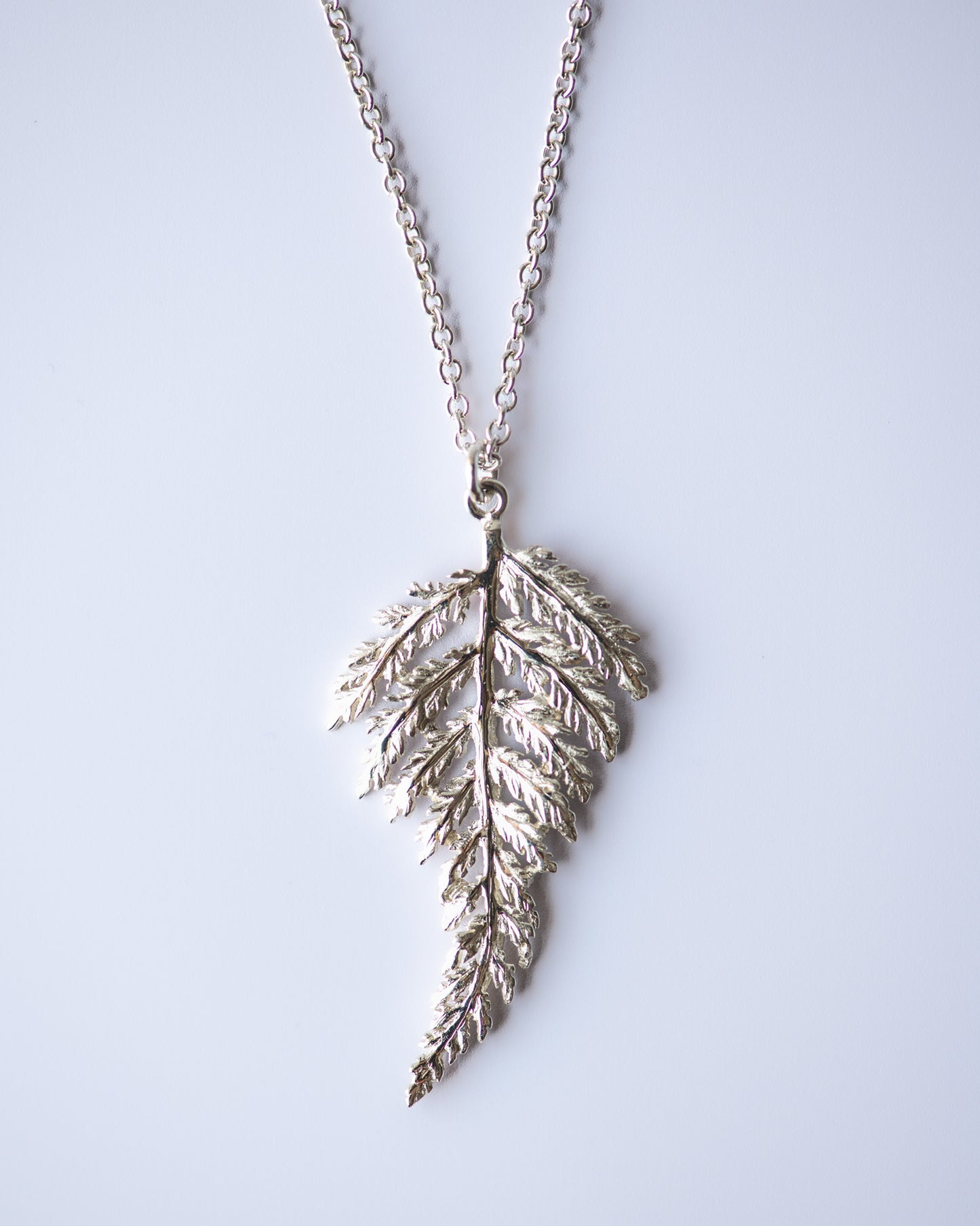 Fern Pendant in Sterling Silver
