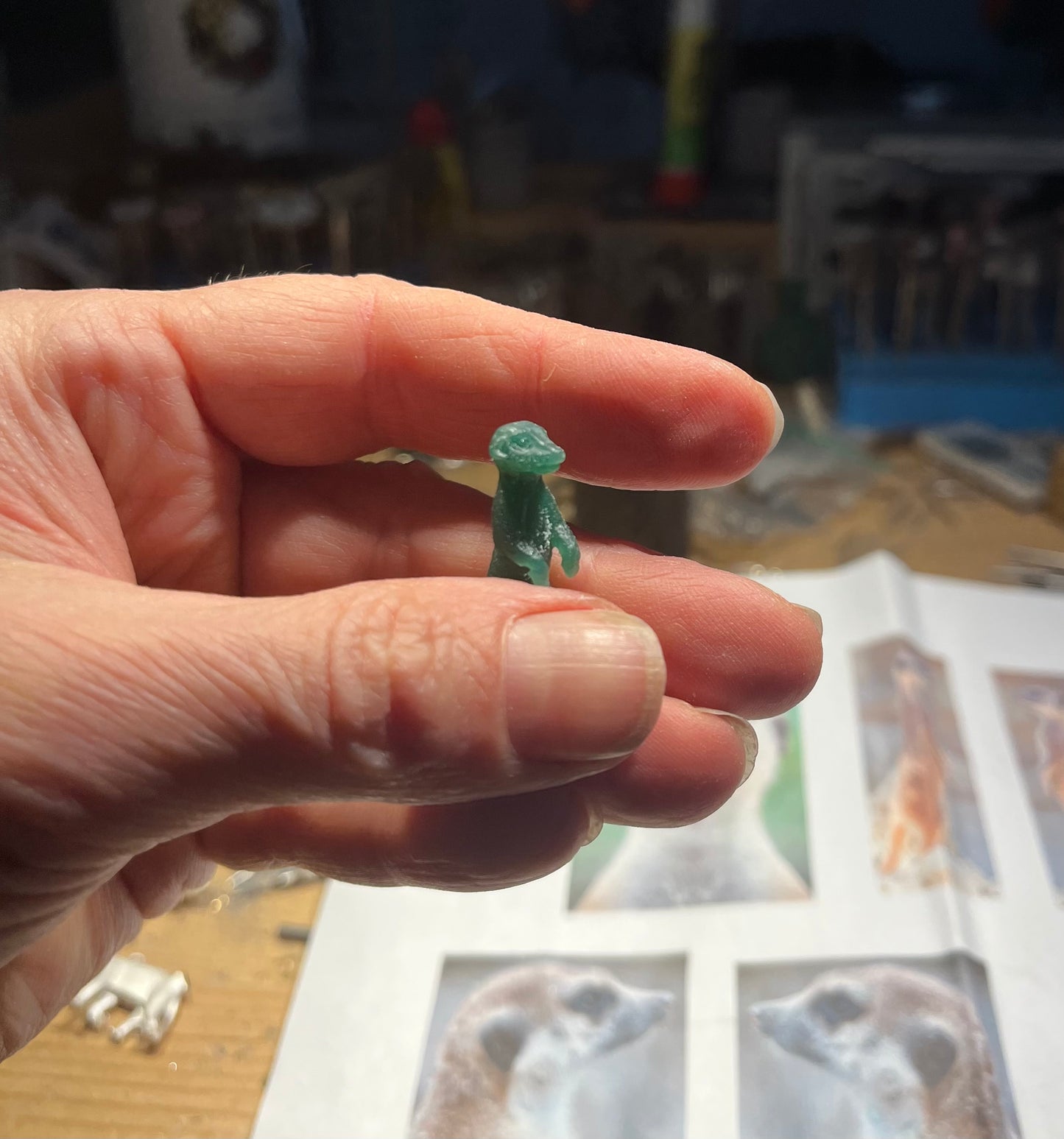 Meerkat Pendant in Sterling Silver