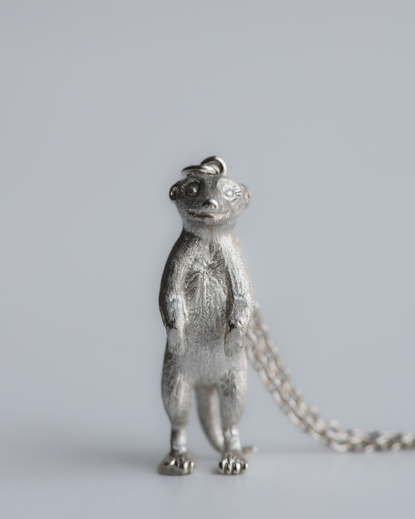 Meerkat Pendant in Sterling Silver