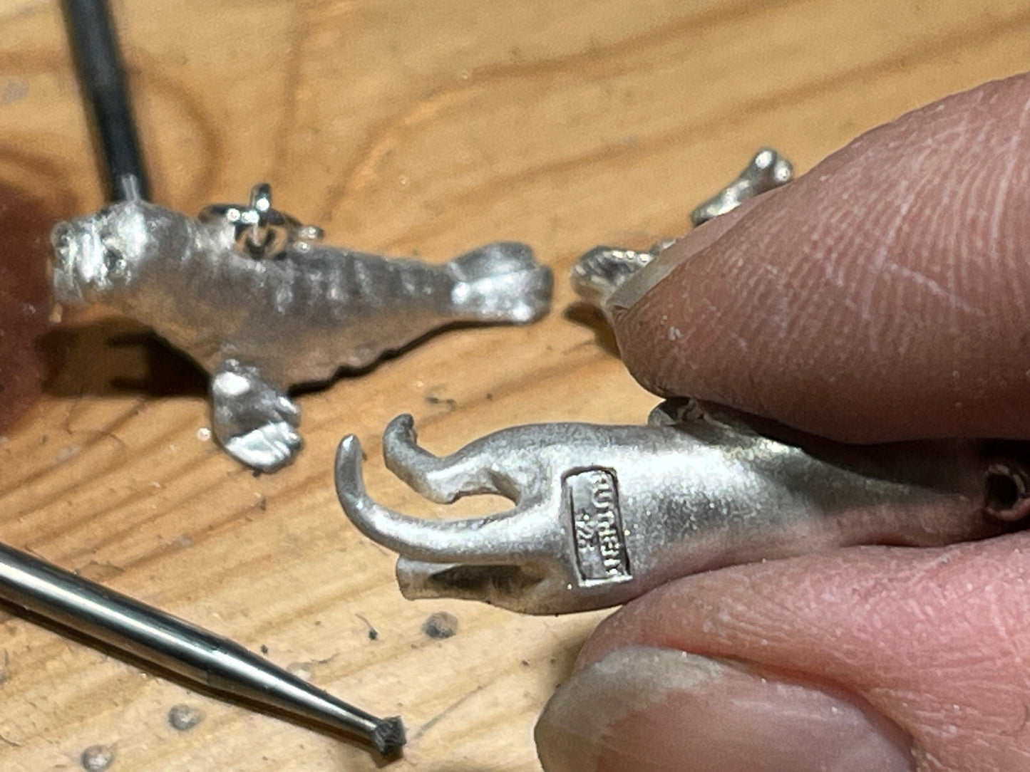 Meerkat Pendant in Sterling Silver