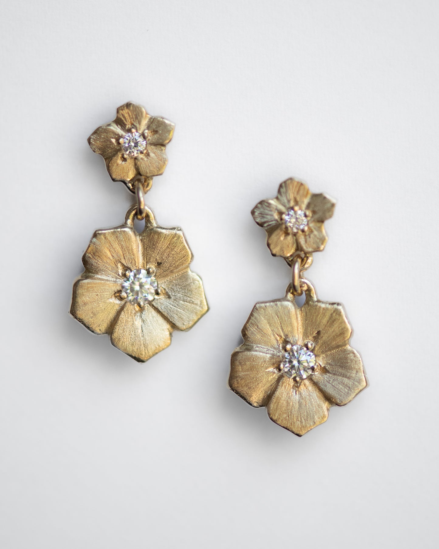 Forget me not-Phlox Drop Earrings