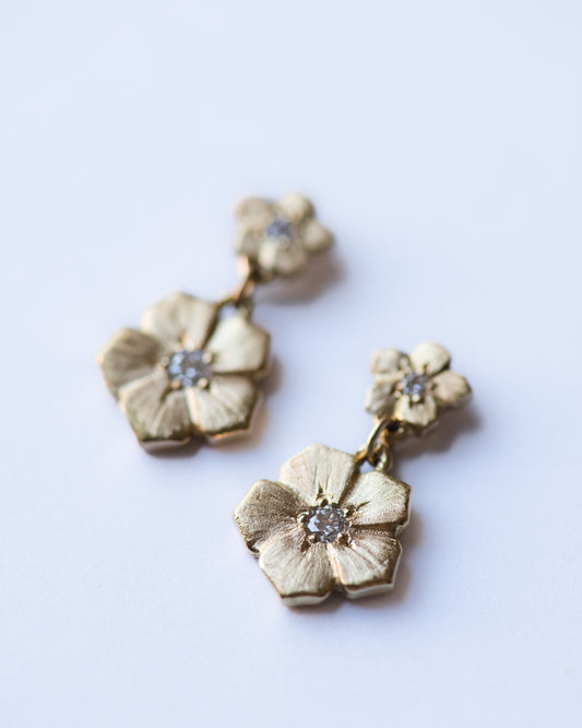 Forget me not-Phlox Drop Earrings