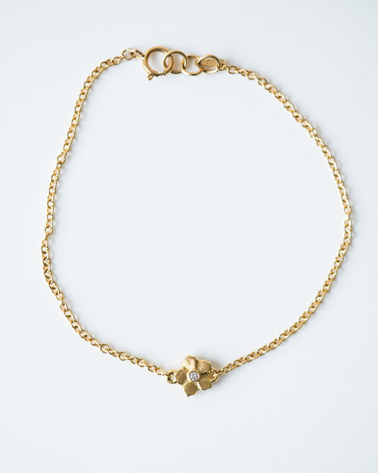 Forget-Me-Not Bracelet in 18K Gold