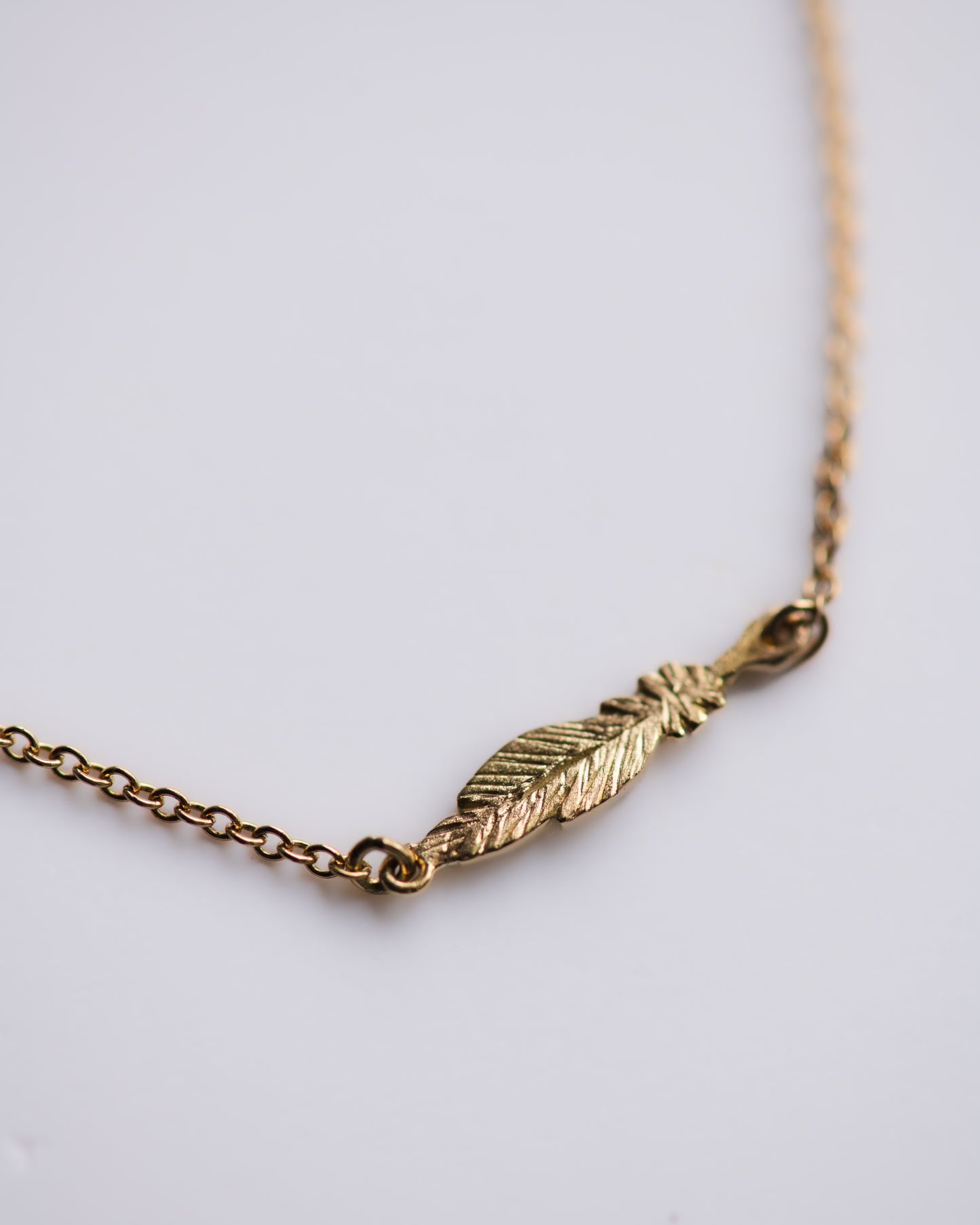 Feather Bracelet | 18K Gold