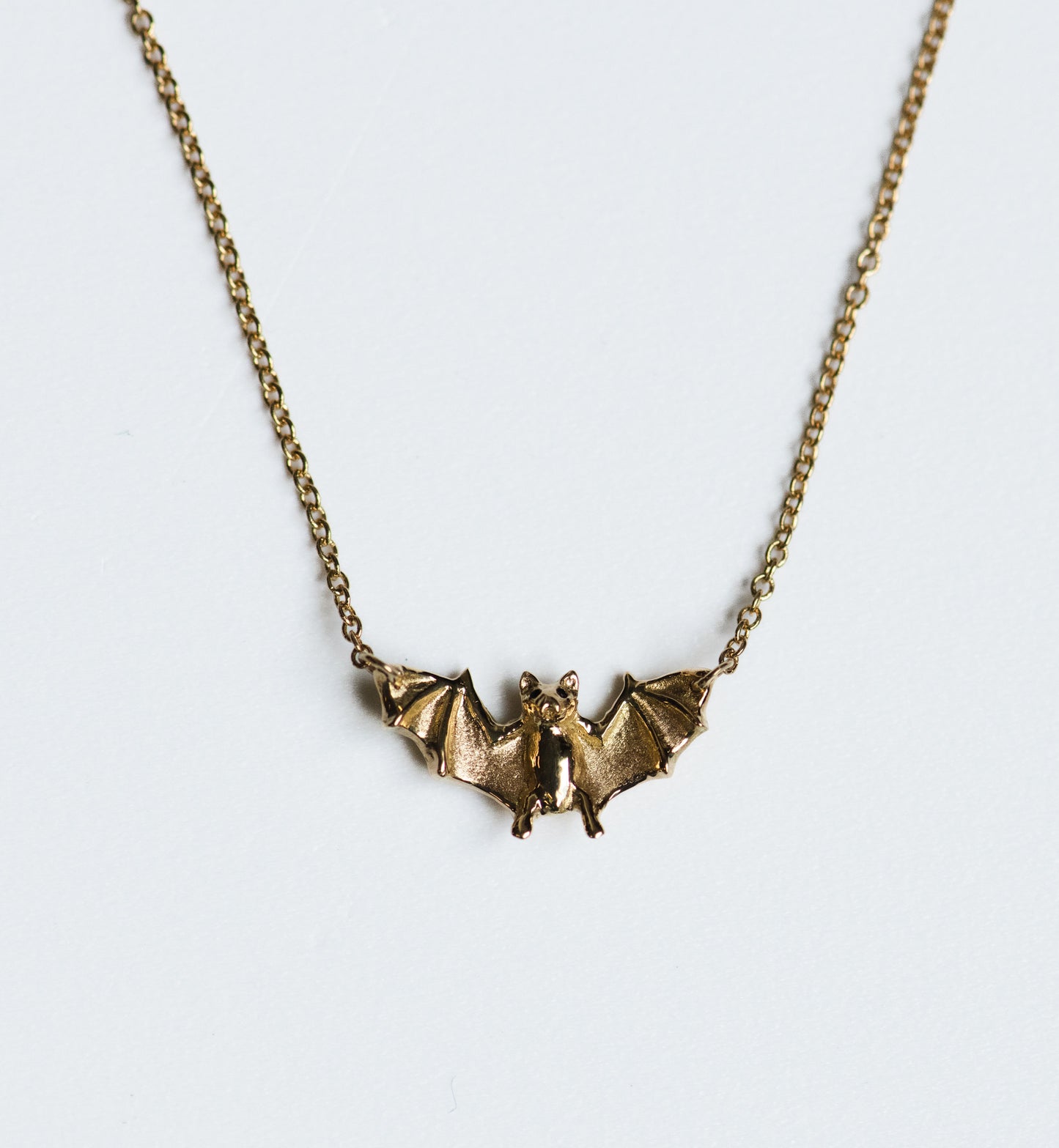 Bat Necklace in 18K Gold