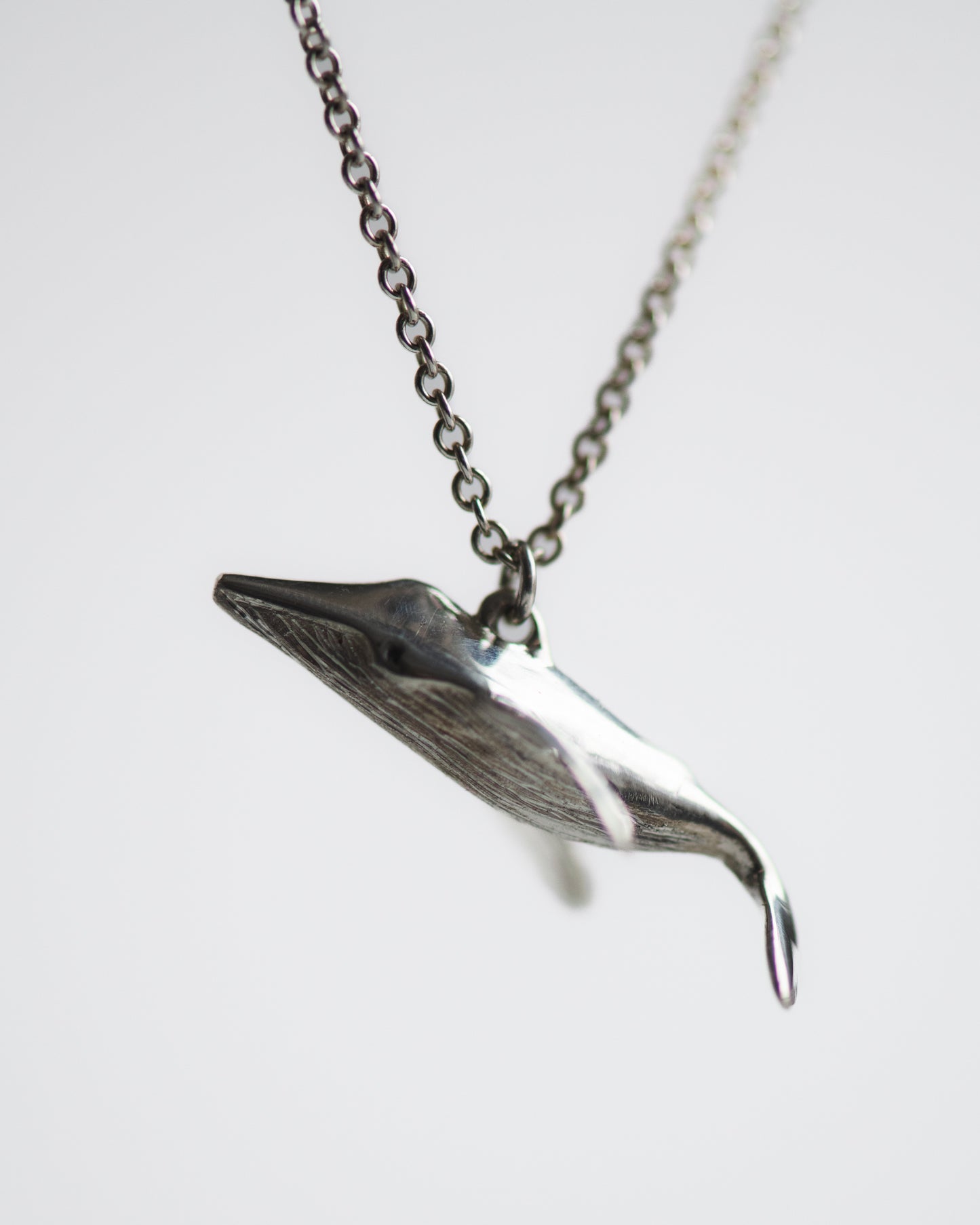 Humpback Whale Pendant in Sterling Silver