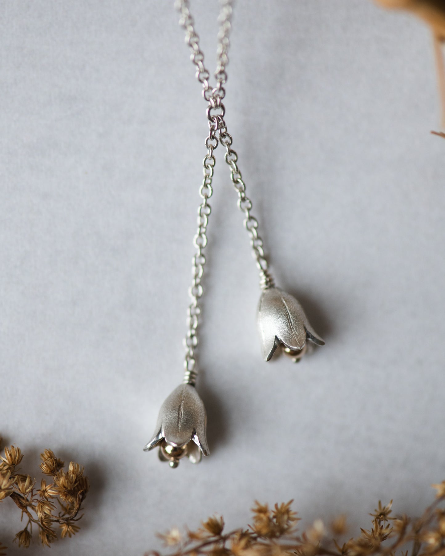 Lily of the Valley Necklace in Sterling Silver