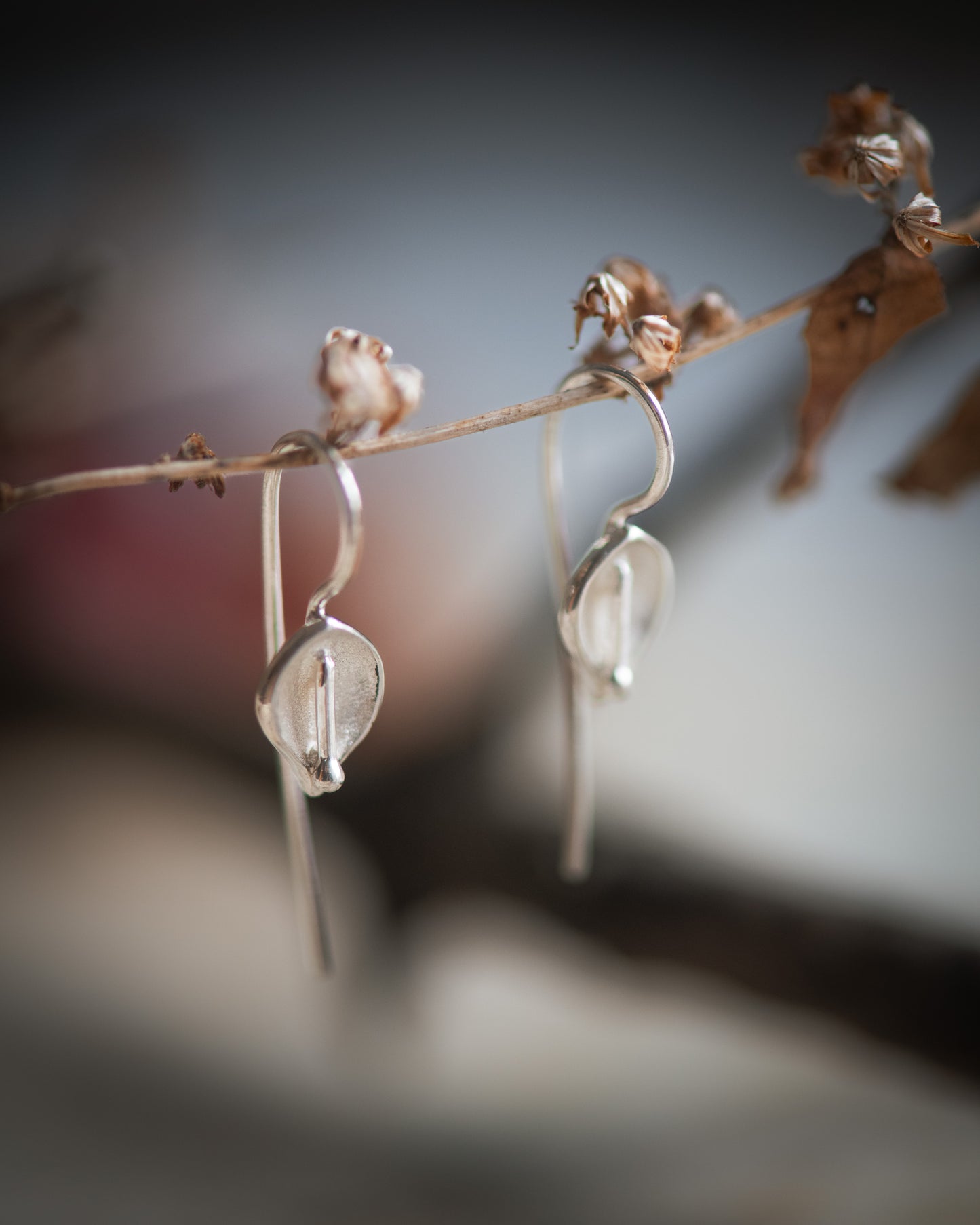Calla Lily Earrings | Sterling Silver