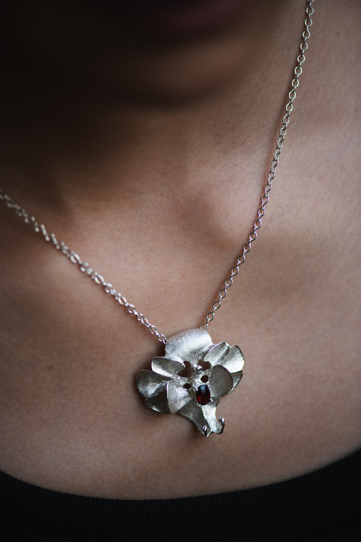 Phalaenopsis Orchid Pendant | Sterling Silver