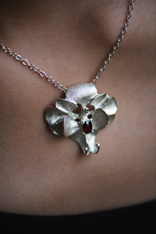 Phalaenopsis Orchid Pendant | Sterling Silver