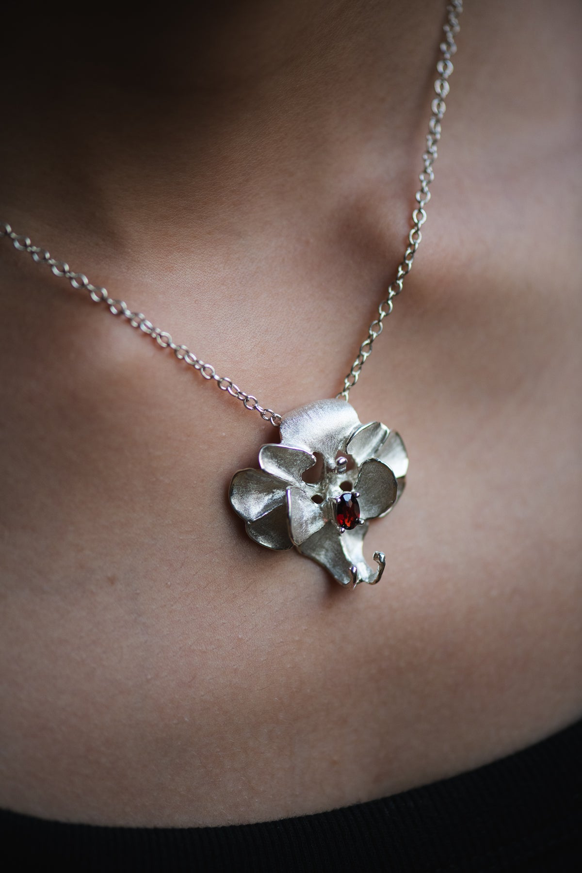 Phalaenopsis Orchid Pendant | Sterling Silver