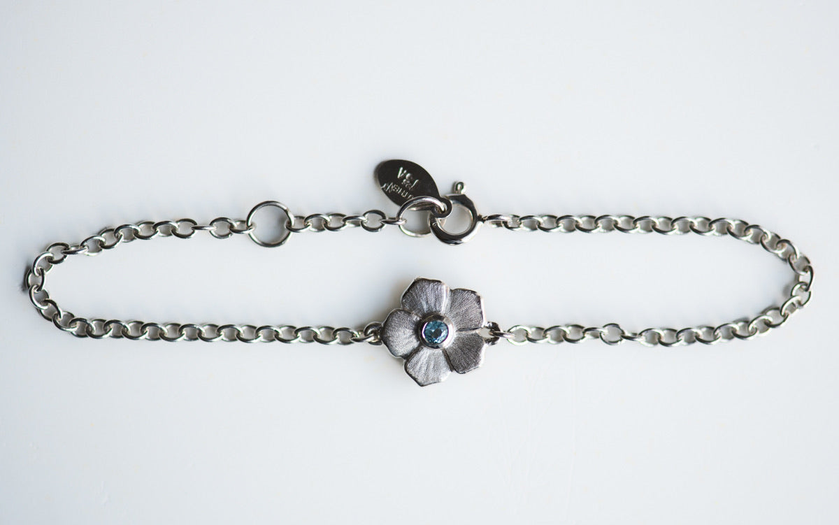 Phlox Bracelet in Sterling Silver