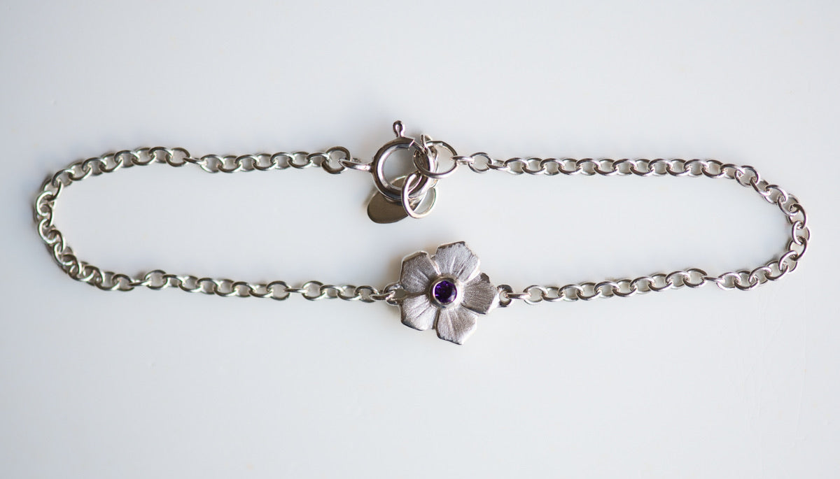 Phlox Bracelet in Sterling Silver