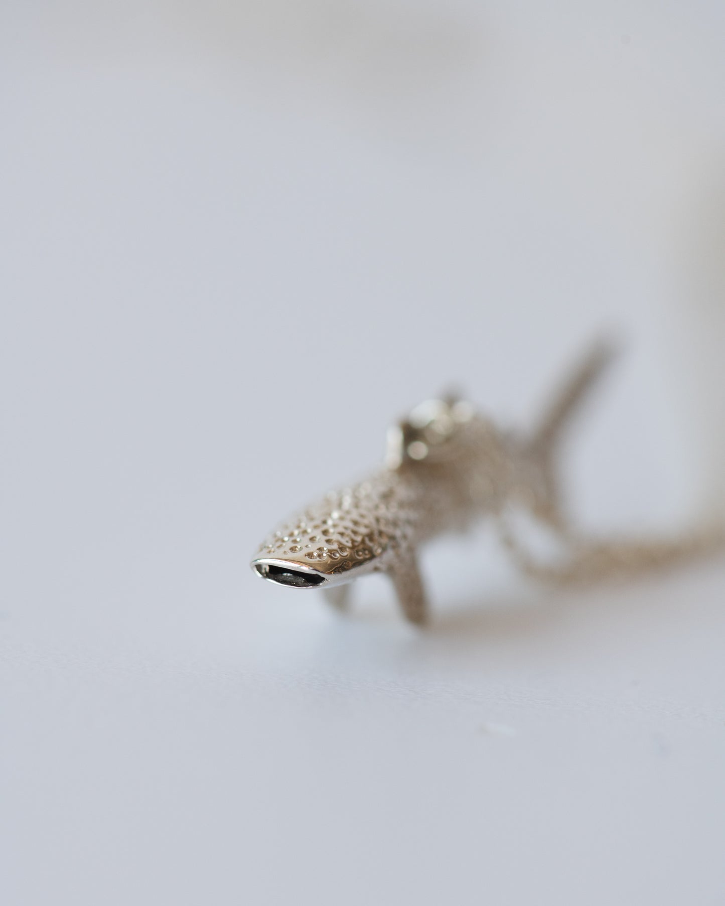Whale Shark Pendant in Sterling Silver