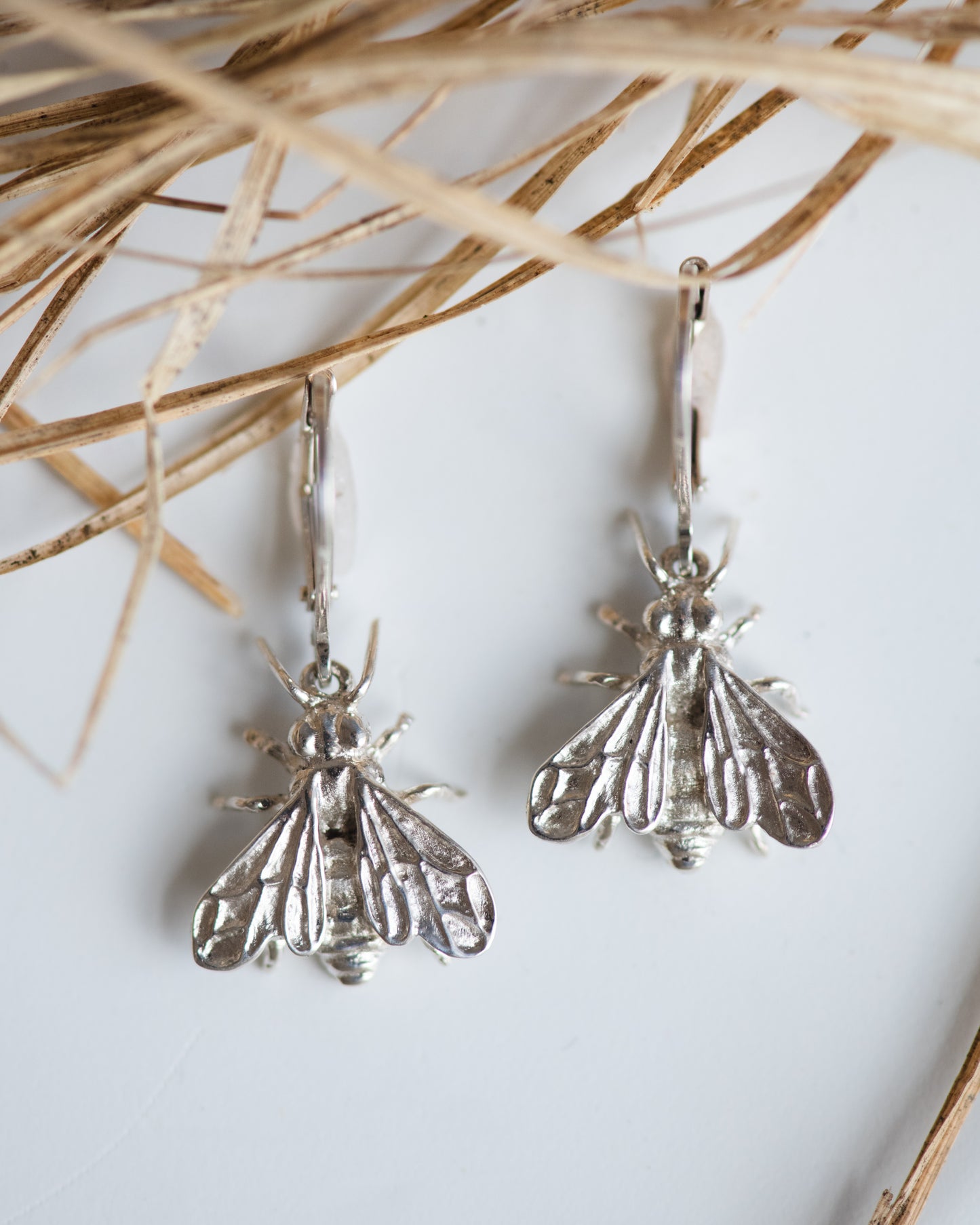 Bee Leverback Earrings