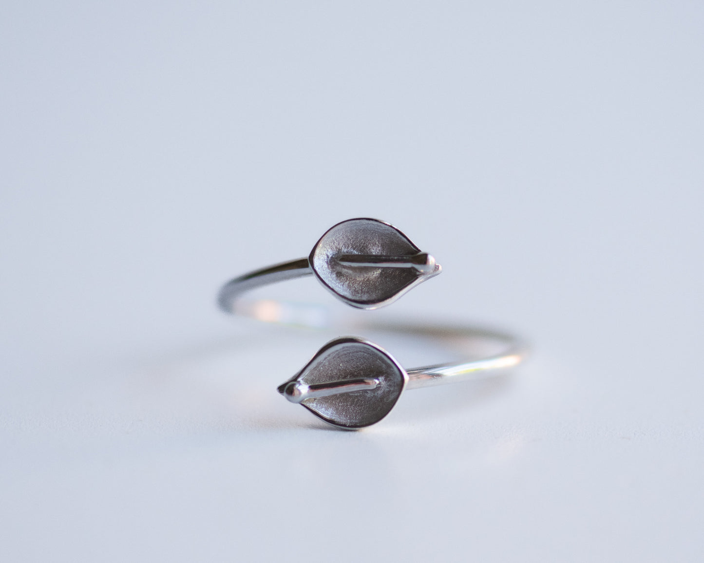 Calla Lily Bypass Ring
