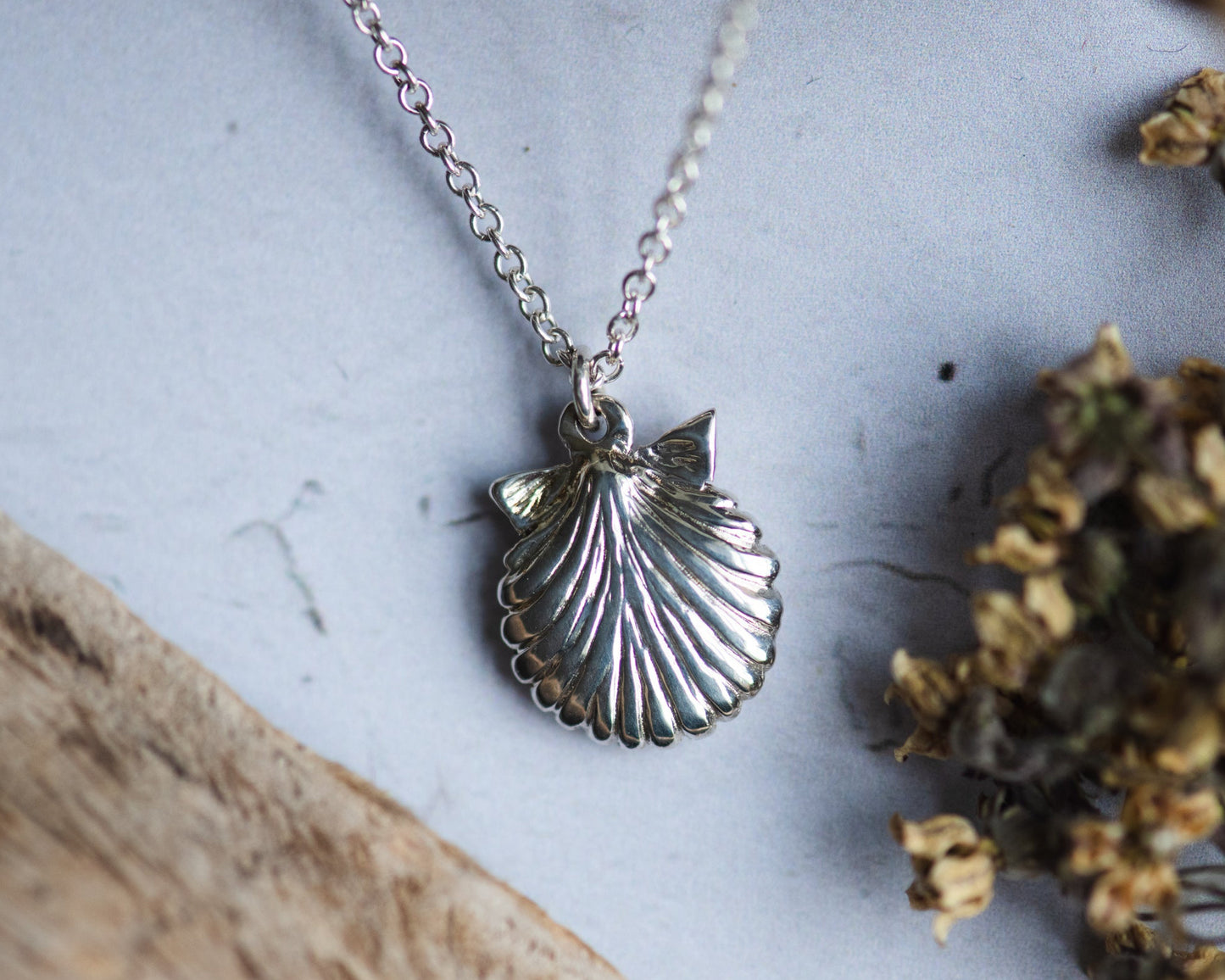 Scallop Shell Pendant