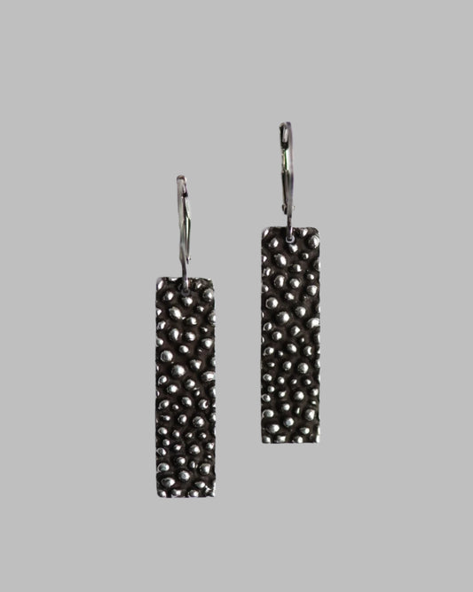 Skate Texture Leverback Earrings