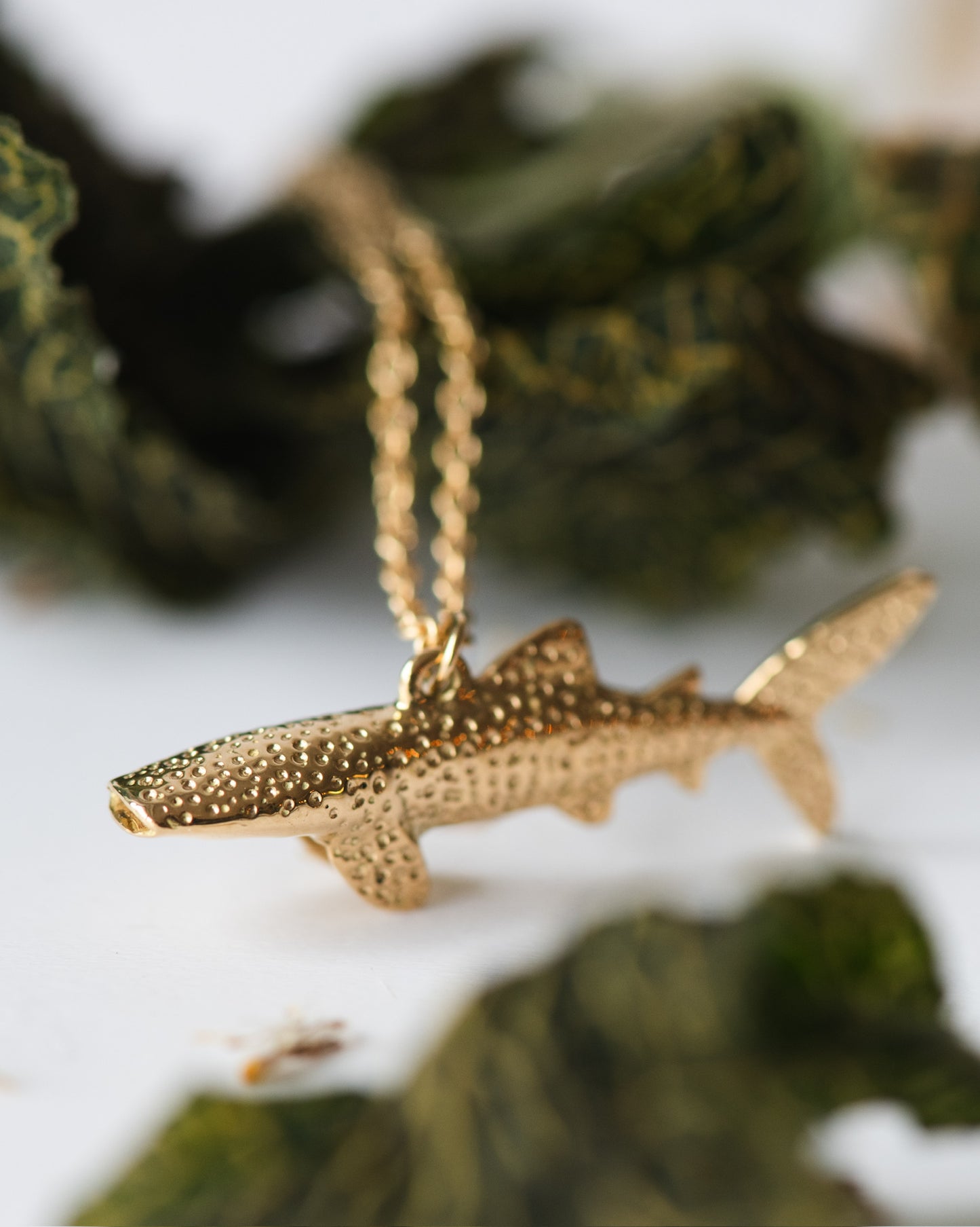 Whale Shark Pendant in 18K Gold