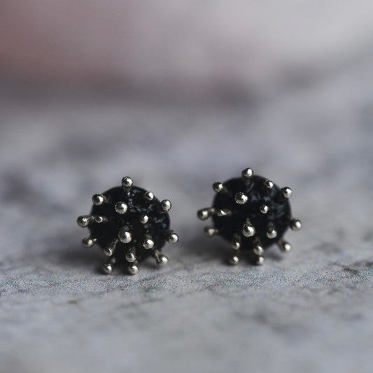 Dogwood Crown Earrings | Sterling Silver