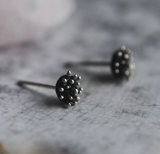 Dogwood Crown Earrings | Sterling Silver