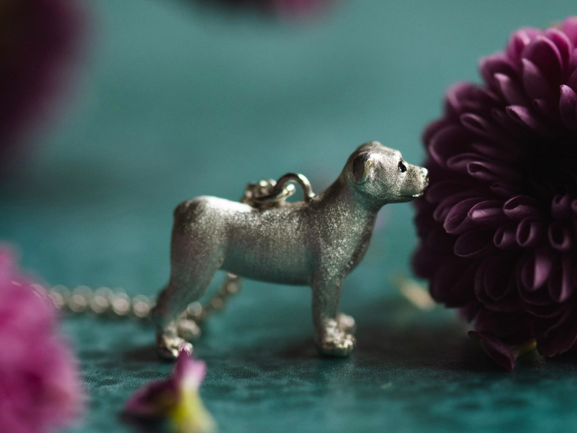 Rottweiler Pendant | Sterling Silver