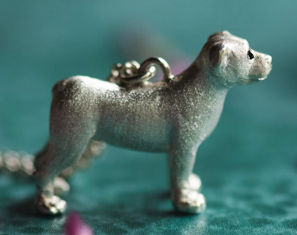 Rottweiler Pendant | Sterling Silver