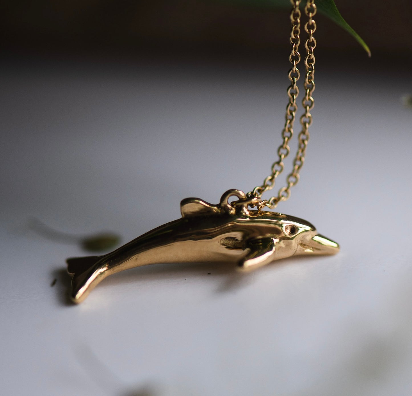 Dolphin Pendant | 18K Gold