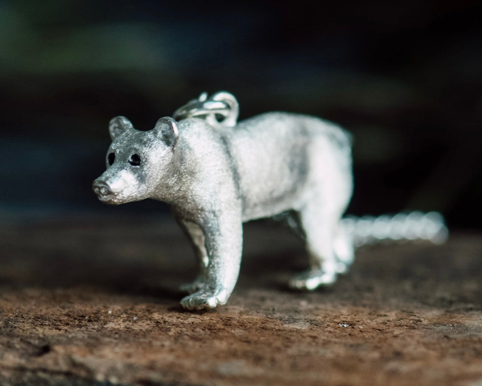 Grizzly Bear Pendant | Sterling Silver