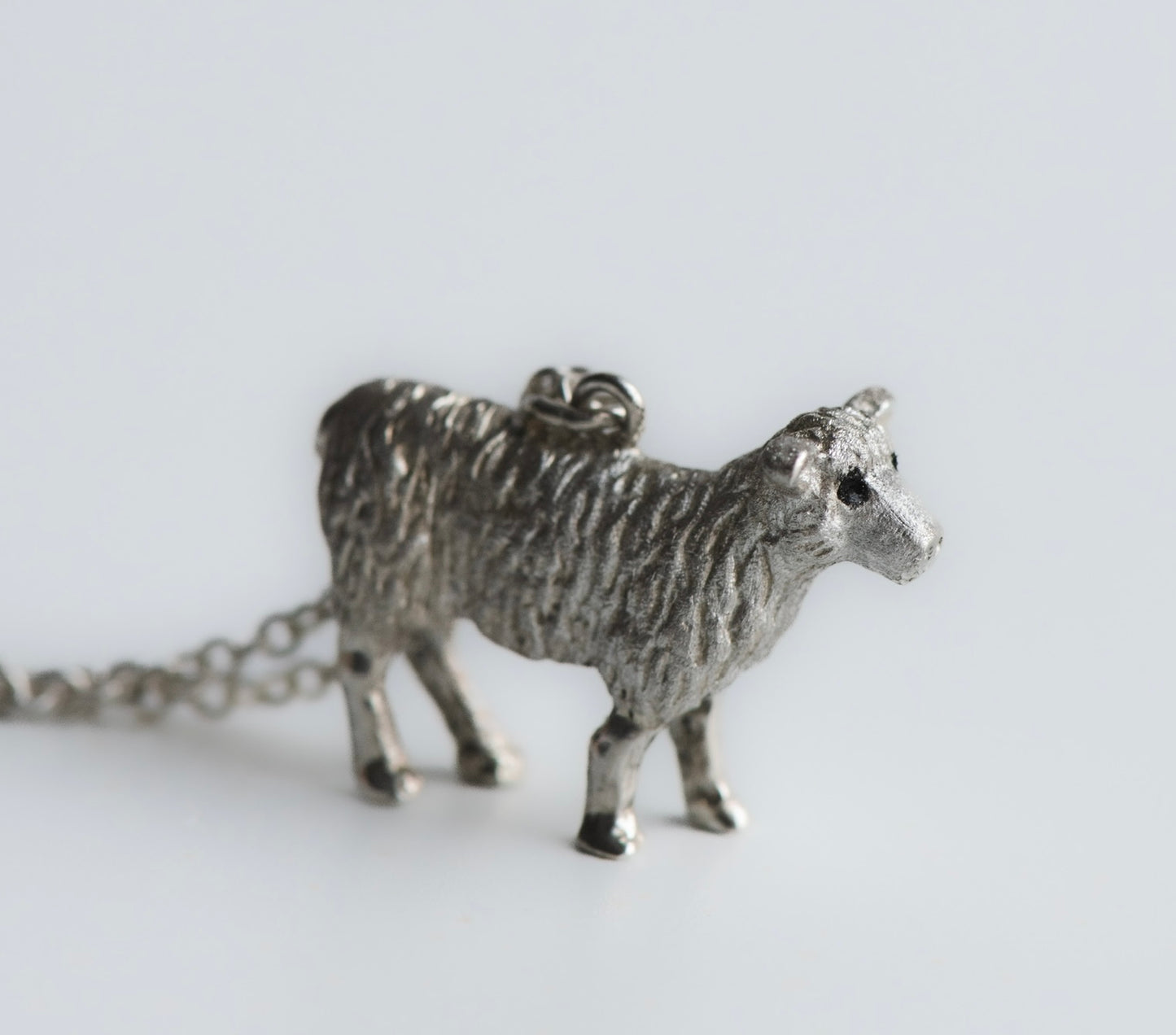 Sheep Pendant | Sterling Silver