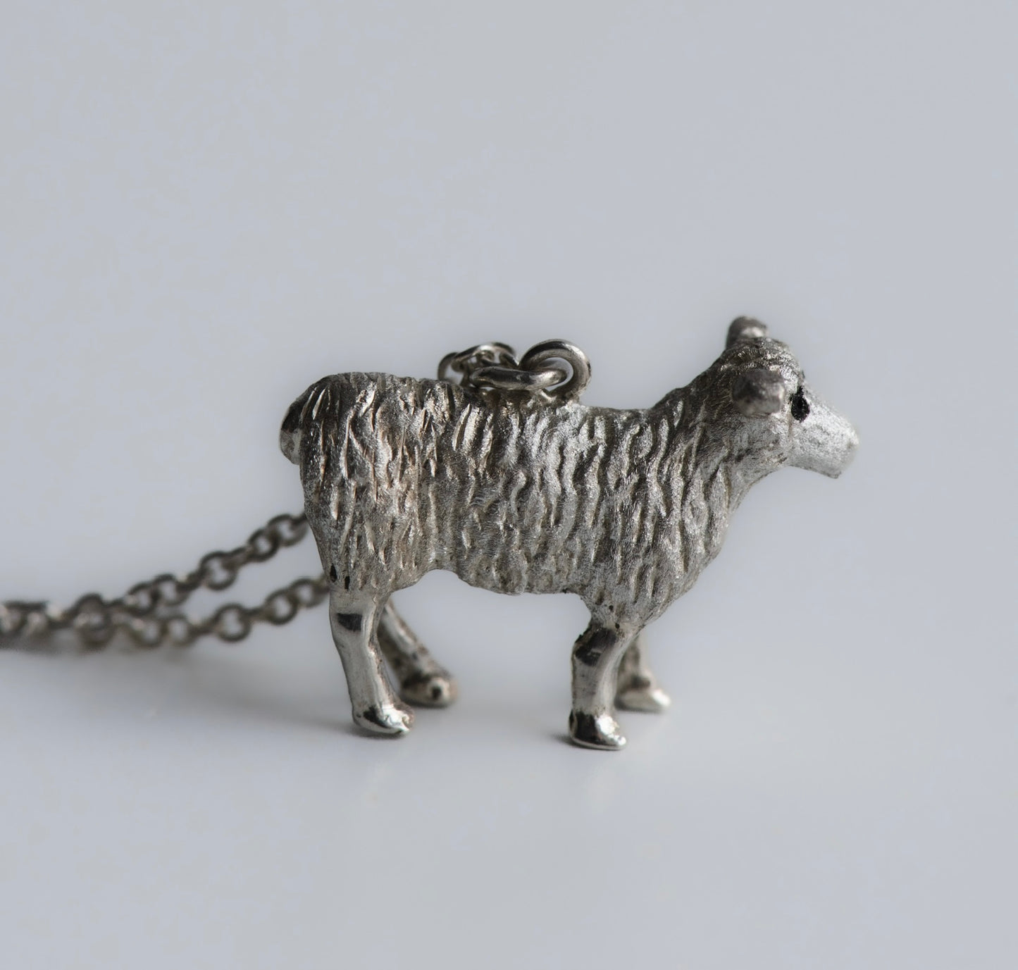 Sheep Pendant | Sterling Silver